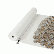 Géotextile à la coupe - Largeur 3m - Couleur Blanc - Prix au m2