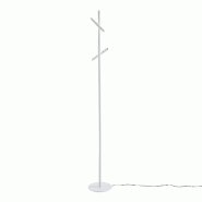 Gea Luce Lampadaire GPIB40 - Lampadaire LED Dimmable 10,8W 3000K Orientable en Aluminium Blanc Mat - Gealuce - GPIB40