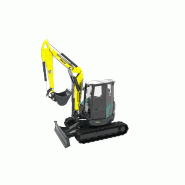 Mini-pelle - AMX 80 - AMMANN - Diesel Kubota 60.2 cv - Profondeur de fouille exceptionnelle