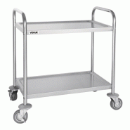 Petit chariot de débarrassage 2 niveaux - 710 x 405 x 830 mm - VOGUE - 0615402035057