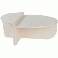 Table basse en aggloméré Orion Hanah Home - blanc 8684283355754 Table basse en aggloméré Orion Hanah Home - blanc 8684283355754