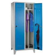 Vestiaire industrie salissante parma 2 casiers coloris bleu Vestiaire industrie salissante parma 2 casiers coloris bleu