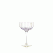Bazar Bizar Verre à cocktail en verre 10x16.5 cm rose - Lot de 12 - rose verre CNKJ008Pi-MTR12