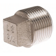 Bouchon carré mâle en inox - 26/34 - 301936 Bouchon carré mâle en inox - 26/34 - 301936