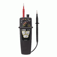 CHAUVIN ARNOUX - CA 762 Détecteur de tension pour VAT - Tension / Détection de phase / Continuité / Rotation de phase - Pointes de touche D2 - IEC 61243-3, NF C 18-510 - IP65 - 600V CAT IV