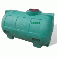 Citerne Eau Potable 3000 Litres HELGUEFER - Polyéthylène (PE-HD), Rectangulaire, Vert