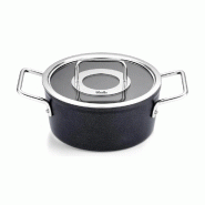 Fissler - Adamant - Casserole de 20 cm avec couvercle en verre - noir aluminium 4009209396248