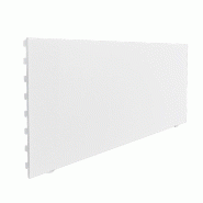 Fond lisse 100x40cm blanc - Acier - Pour gondole et tête de gondole