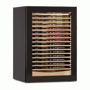 KLIMAITALIA Cave à vin avec porte en verre à infini. Étagères en bois et tiroir inférieur. Éclairage LED. Thermomètre numérique. Modèle DW1701T - 2444 KLIMAITALIA Cave à vin avec porte en verre à infini. Étagères en bois et tiroir inférieur. Éclairage LED. Thermomètre numérique. Modèle DW1701T - 2444