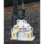 Plaque vibrante pour excavatrice - simex - pelle 1,5 à 5 tonnes - Pv 300