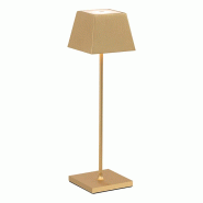 ROSSINI ILLUMINAZIONE Siesta Lampe De Table Led Portable 2,2W Ip54 Cct 2700-3000K Dimmable Tactile - Structure En Aluminium Moulé Sous Pression - Cou