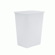 Schneider - Boîte 5,0 L, base uniquement, SANS couvercle, PP naturel, empilable - blanc plastique polypropylène 230122