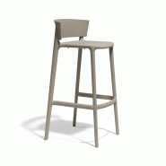 Tabouret in & out H85 AFRICA - gris