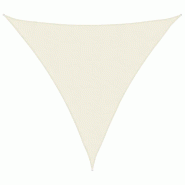 VidaXL Voile de parasol tissu oxford triangulaire 5x5x5 m crème  Modèle Ombre Delta Prime - beige 42301