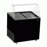 CombiSteel Vitrine à crème glacée CORSICA NOIR 6X5 LTR - noir 7472.0124