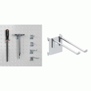 Crochet fourche lg.55 entraxe 25 mm - 45lh722