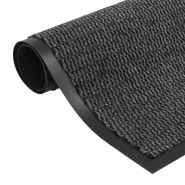 Décoshop26 - Paillasson rectangulaire 40 x 60 cm Anthracite DEC023089 - 3001226569606