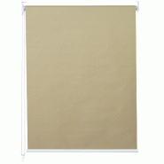 Décoshop26 - Store enrouleur de fenêtre occultant protection solaire store à tirage latéral 80x230cm opaque beige 04_0004508 - beige 3000470532695
