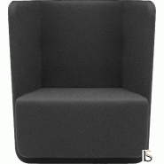 Fauteuil Softline Basket- 1 place - Standard, Feld Anthracite 610