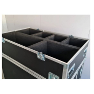 Flight-cases rangement avec Compartiments et tiroirs modulables et Calage intérieur