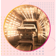 Four (étuve) de dopage Infrarouge - tunnels IR pour l'industrie automobile - version électrique ou gaz