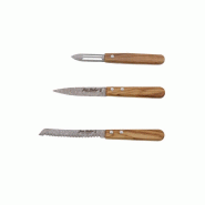 JEAN DUBOST coffret de 3 couteaux de cuisine CB10A250D33273 - 3219336903085