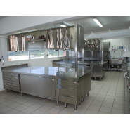 Laboratoire de pâtisserie en Nouvelle Calédonie- Rangement, plonge, mobilier, hotte, robot, froid et cuisson Laboratoire de pâtisserie en Nouvelle Calédonie- Rangement, plonge, mobilier, hotte, robot, froid et cuisson