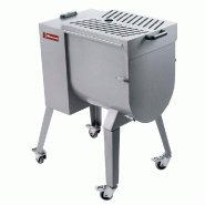 Mélangeur a viande 50 kg pietement/roues professionnel 750x465/1250... - PMCR-50P/NS