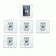 PACK THERMOSTATS BLUE THINK RADIO AIRZONE BLANC 6 ZONES PACK THERMOSTATS BLUE THINK RADIO AIRZONE BLANC 6 ZONES