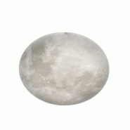 Plafonnier LED 40W, 4620 lm, Ø60 cm, télécommande, effet phases lunaires - Trio - Lunar - blanc 4017807401820