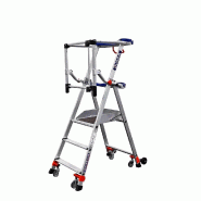 Plateforme individuelle roulante hauteur fixe WHEELYS 3 marches - DUARIB - 611903 Plateforme individuelle roulante hauteur fixe WHEELYS 3 marches - DUARIB - 611903