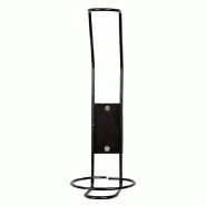 Porte-bouteille noir - 28cm - Fixation murale en acier