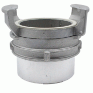 Raccord symétrique Guillemin avec verrou BSP femelle - Aluminium - DN 100 - YGFGAL100V80_0