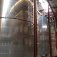 Réservoir boulonné d'eau industrielle adapté au stockage d'eau brute, chlorée, déminéralisée, osmosée ou de forage dans les procédés industriels -BLUE TANK