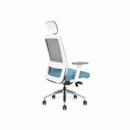 Siège de bureau Ludwig - Confort - Structure blanche - Mécanisme synchrone 4 positions Siège de bureau Ludwig - Confort - Structure blanche - Mécanisme synchrone 4 positions