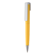 Stylo à bille twist en plastique - large clip pour impression - encre bleue Stylo à bille twist en plastique - large clip pour impression - encre bleue