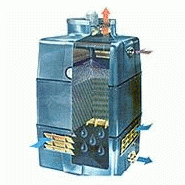 Tour de refroidissement avec une puissance calorifique de 3150 kW, caractérisée par une faible consommation électrique et une installation facile - type ewk 1800