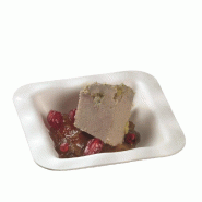 Verrine PASTA Raviole pulpe de canne 26 ml 6,9x6,9x1,6 cm blanc - par 2000