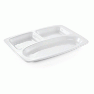 Bac compartimenté porcelaine 31 x 23 cm 3 compartiments lot de 3 - Was Germany - 4044925164399