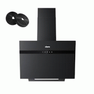CIARRA Hotte aspirante tête libre 60 cm A+++ 650 m³/h avec recirculation et commande tactile via application Wi-Fi Matt VM6736HG - noir CD6736HG CIARRA Hotte aspirante tête libre 60 cm A+++ 650 m³/h avec recirculation et commande tactile via application Wi-Fi Matt VM6736HG - noir CD6736HG