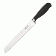 Couteau à pain soft grip 205mm - Vogue - lame effilée en acier inoxydable et manche ergonomique Couteau à pain soft grip 205mm - Vogue - lame effilée en acier inoxydable et manche ergonomique
