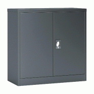 Helloshop26 - Armoire de bureau casier de bureau meuble de rangement pour salon bureau chambre atelier acier laqué 90 x 40 x 90 cm 03_0006322 - 30017