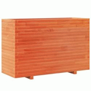 Helloshop26 - Jardinière bac lit surélevé plantes fleurs terrasse jardin cire 110 x 40 x 72,5 cm bois de pin massif marron 02_0038437 - 3000217671144 Helloshop26 - Jardinière bac lit surélevé plantes fleurs terrasse jardin cire 110 x 40 x 72,5 cm bois de pin massif marron 02_0038437 - 3000217671144
