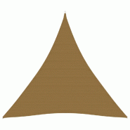Helloshop26 - Voile toile d'ombrage parasol 160 g/m² 4,5 x 4,5 x 4,5 m PEHD taupe 02_0009320 - 3000503347760