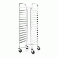 HENDI Chariot porte-plateaux , Kitchen Line, Argent, 470x620x(H)1735mm - argenté inox 813287