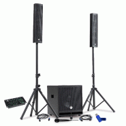 Pack Sonorisation DJ complet BM SONIC BMS-15-SLIM-BT, 1200W, tables de mixage , Caisson 38cm USB/Bluetooth+Clé USB 32G - 3666638039903