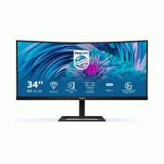 Philips E Line 346E2CUAE/00 écran plat de PC 86,4 cm (34") 3440 x 1440 pixels Wide Quad HD+ LCD Noir