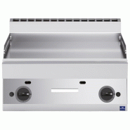 Plaque grillades à gaz de table, plaque lisse 700x650x300 mm - VIRTUS - 4068875004178