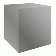 Podium Cage gris alu 45x45x45cm