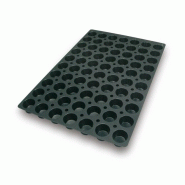 Schneider - Moule en silicone Muffin - mini, 40 x 60 cm, Ø 48 mm, Hauteur : 31 mm - noir silicone 115309